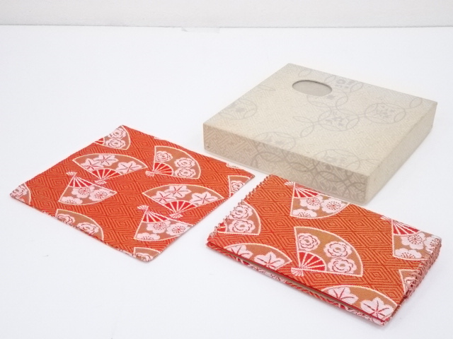 JAPANESE TEA CEREMONY / KO-FUKUSA & FUKUSA-BASAMI(PAPER HOLDER) SET